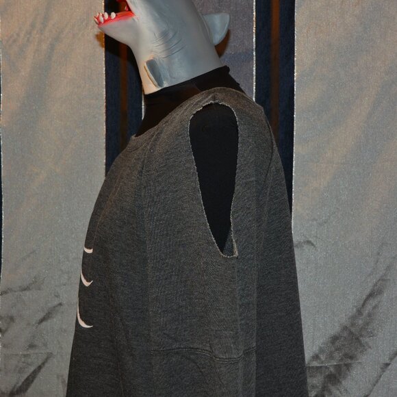 Target Grayson Threads Moon Phases Cold Shoulder Sweatshirt I Love You Moon Back - Picture 3 of 5